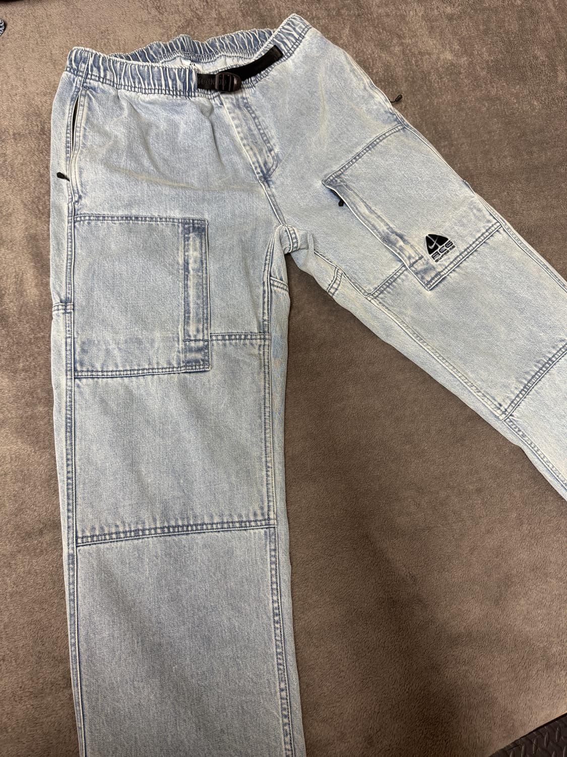 슈프림 acg 벨티드 데님 팬츠 m사이즈 팝니다 상품이미지1