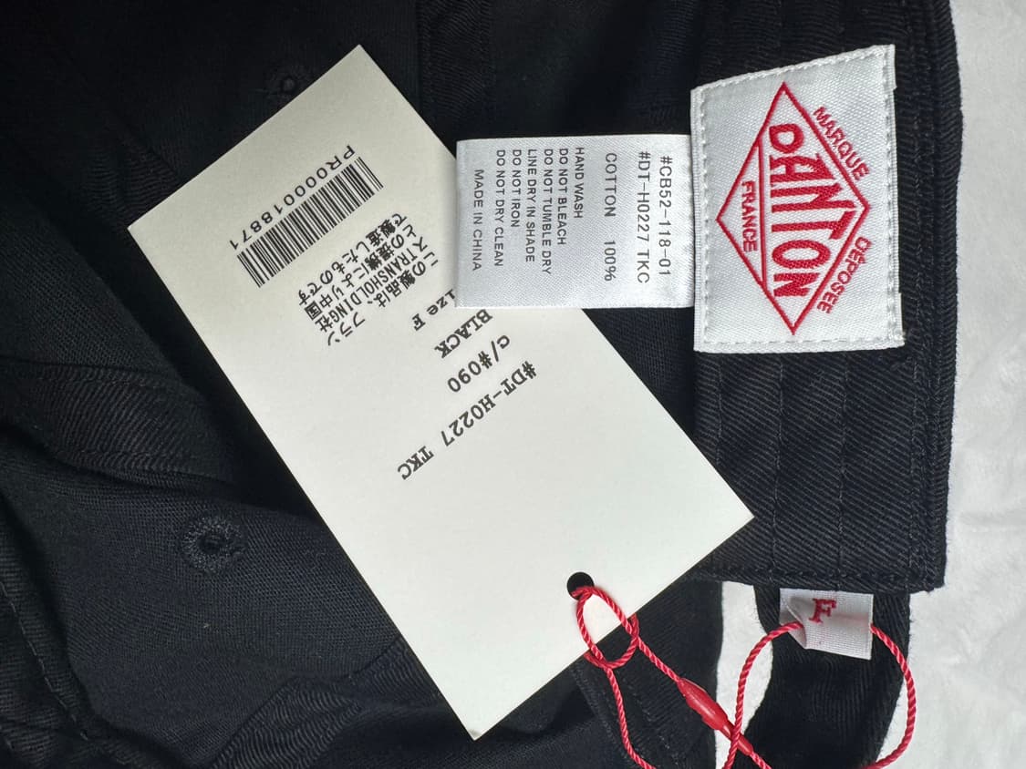 단톤 볼캡 블랙 새상품 판매합니다! 상품이미지3