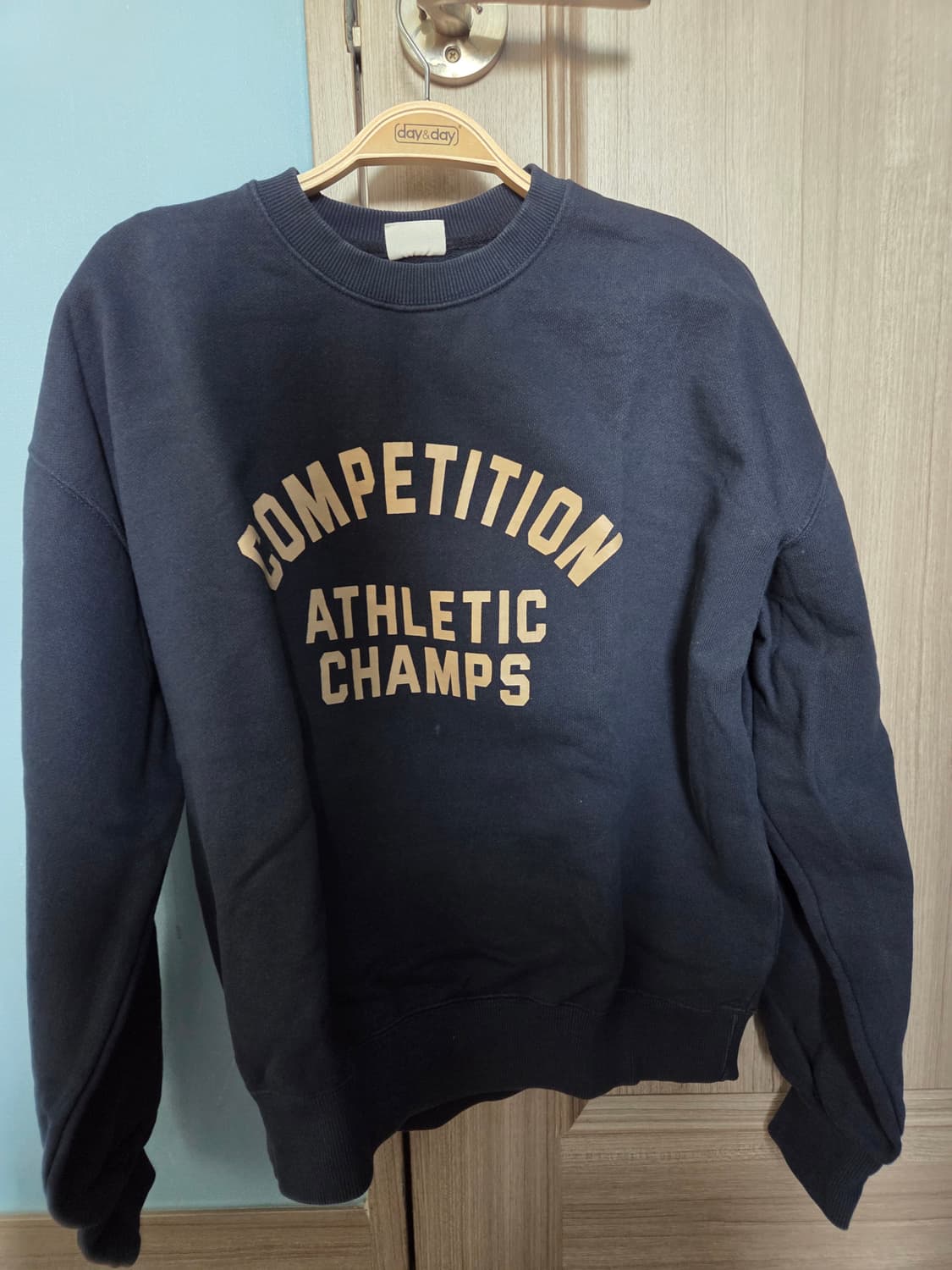 스웻셔츠 네이비 상품이미지2