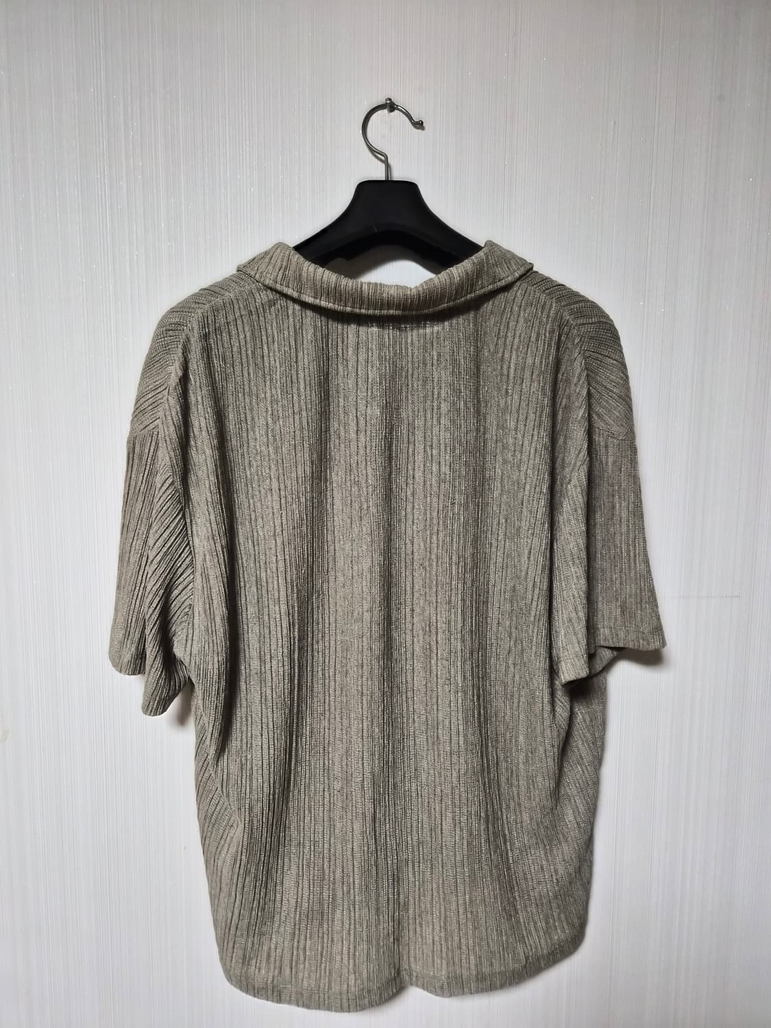 [46] 플리츠 디테일 피케티 올리브그린 상품이미지6