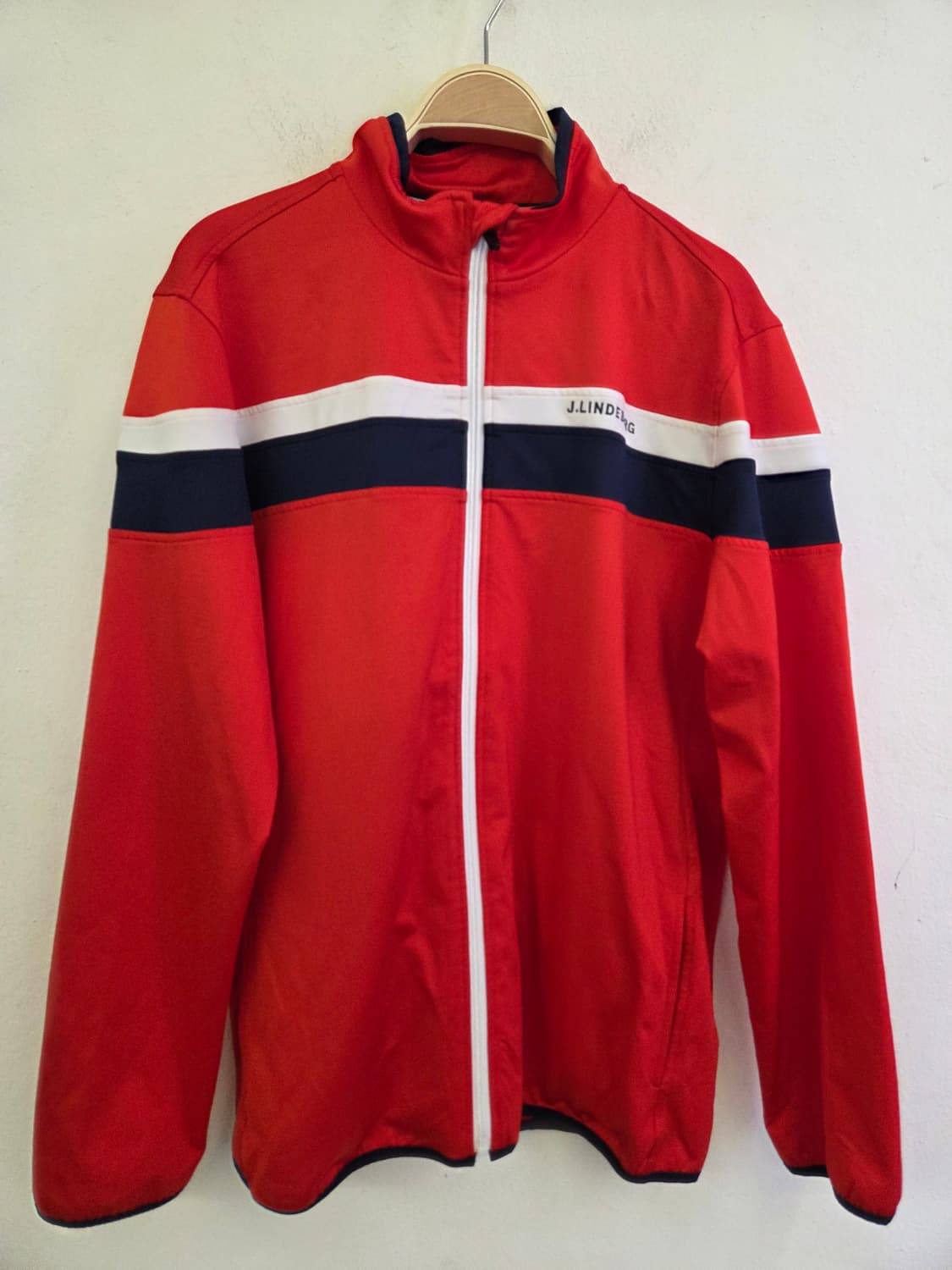 제이린드버그 빨간색 집업 L사이즈 상품이미지1