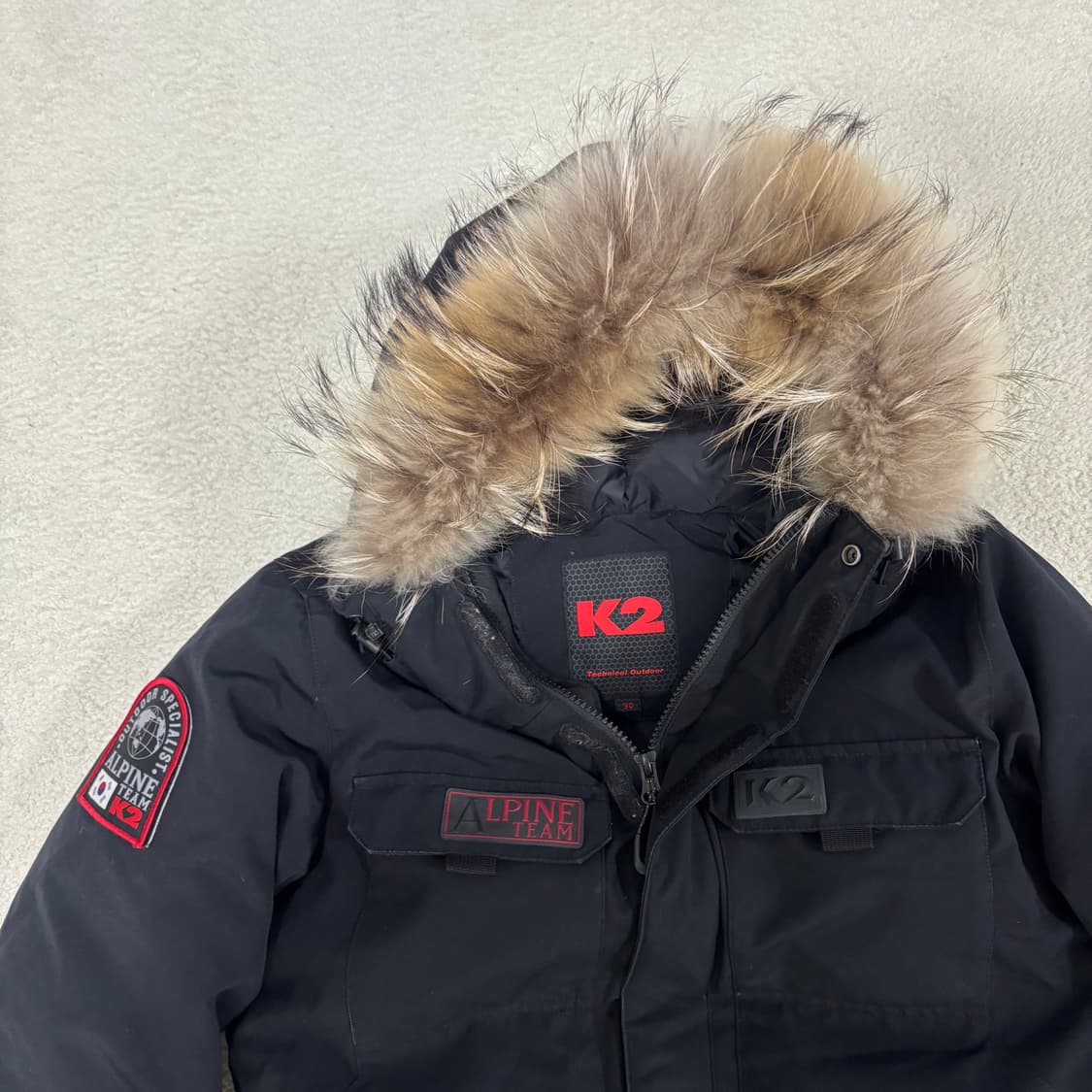 S K2 알파인팀 롱 헤비 구스다운 패딩 1201-1 상품이미지4