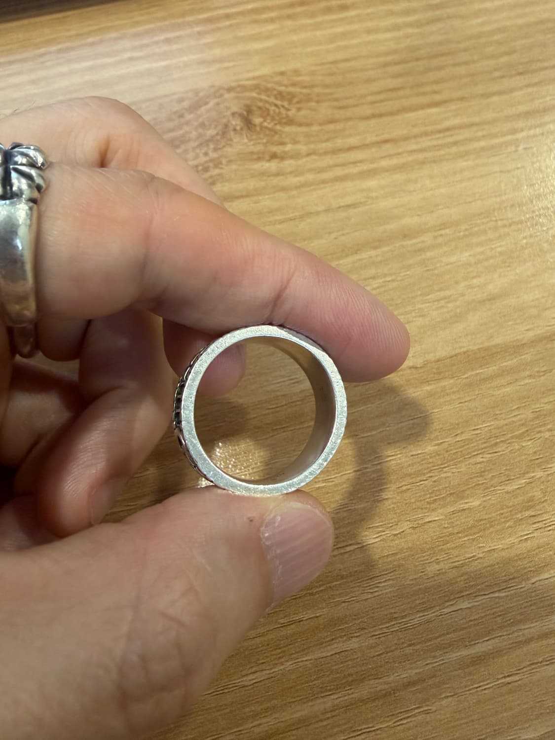 구찌 GG 마몽 더블 G 실버 반지 19호 상품이미지4