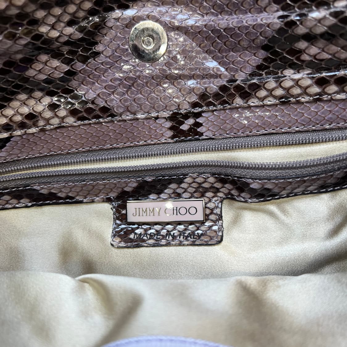 지미추 파이톤 클러치백 가방 상품이미지5