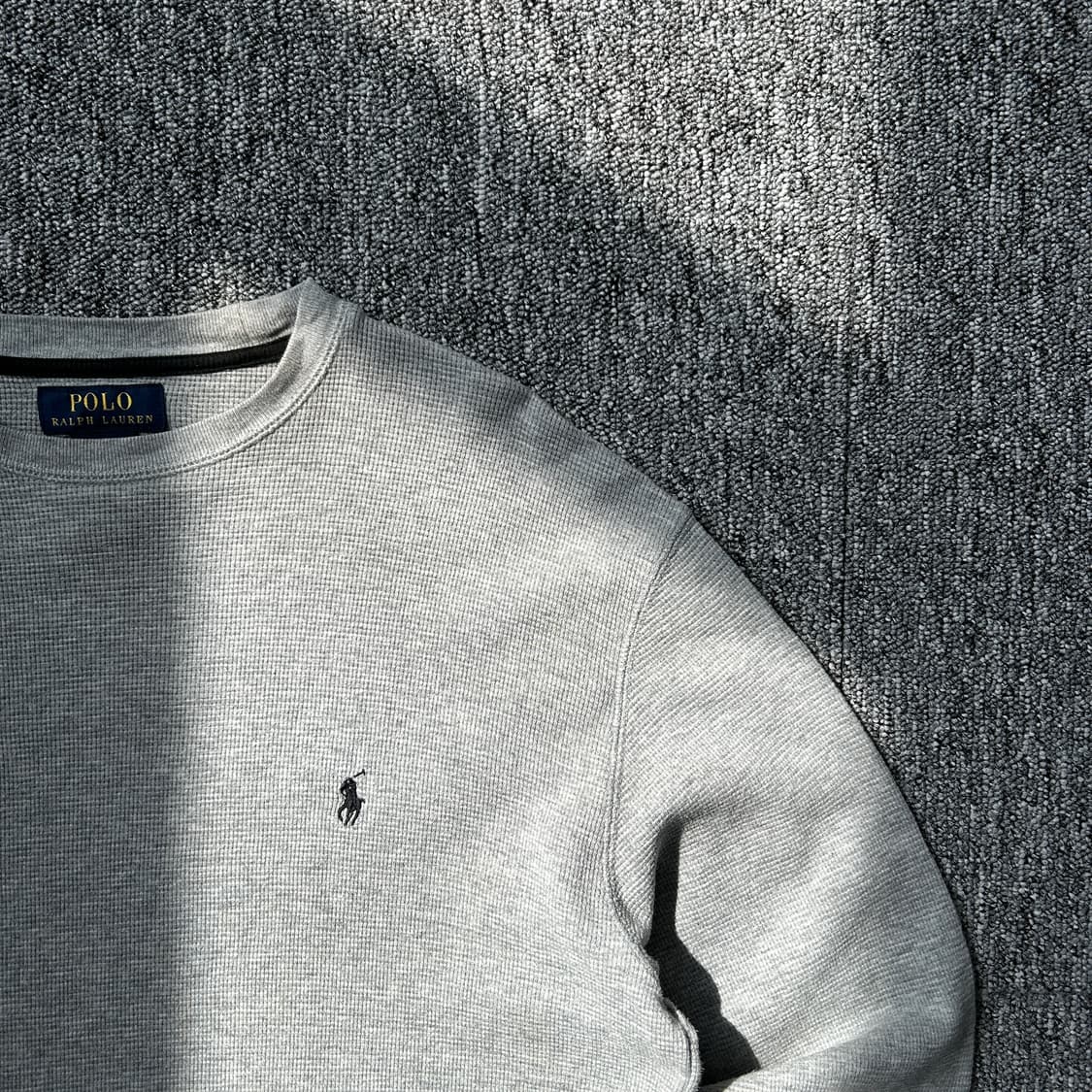 폴로 랄프로렌 그레이 와플티셔츠 상품이미지2