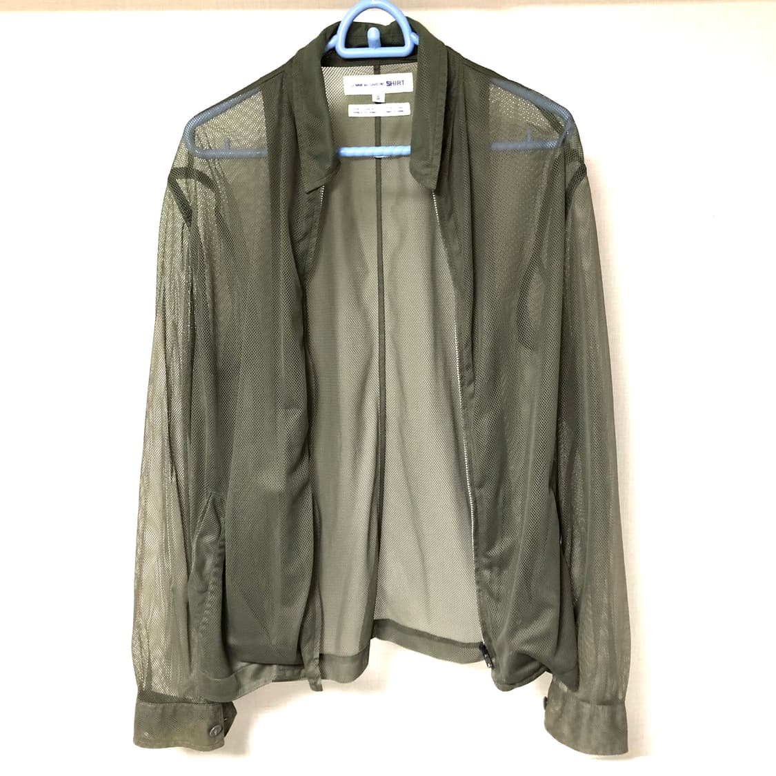 꼼데가르송셔츠 메쉬 블루종 상품이미지2