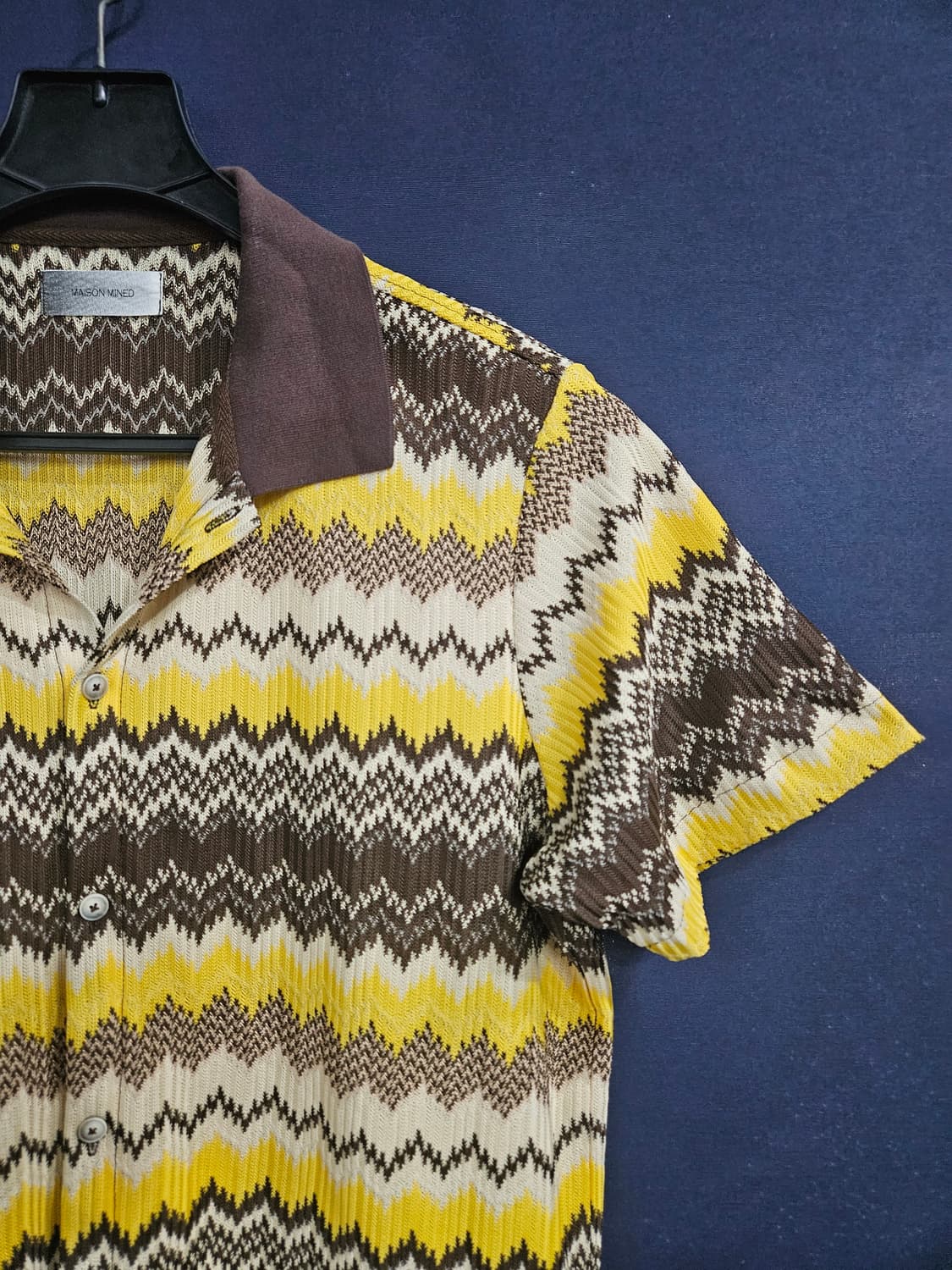 메종미네드 문양패턴 남성 100 반팔셔츠  상품이미지4