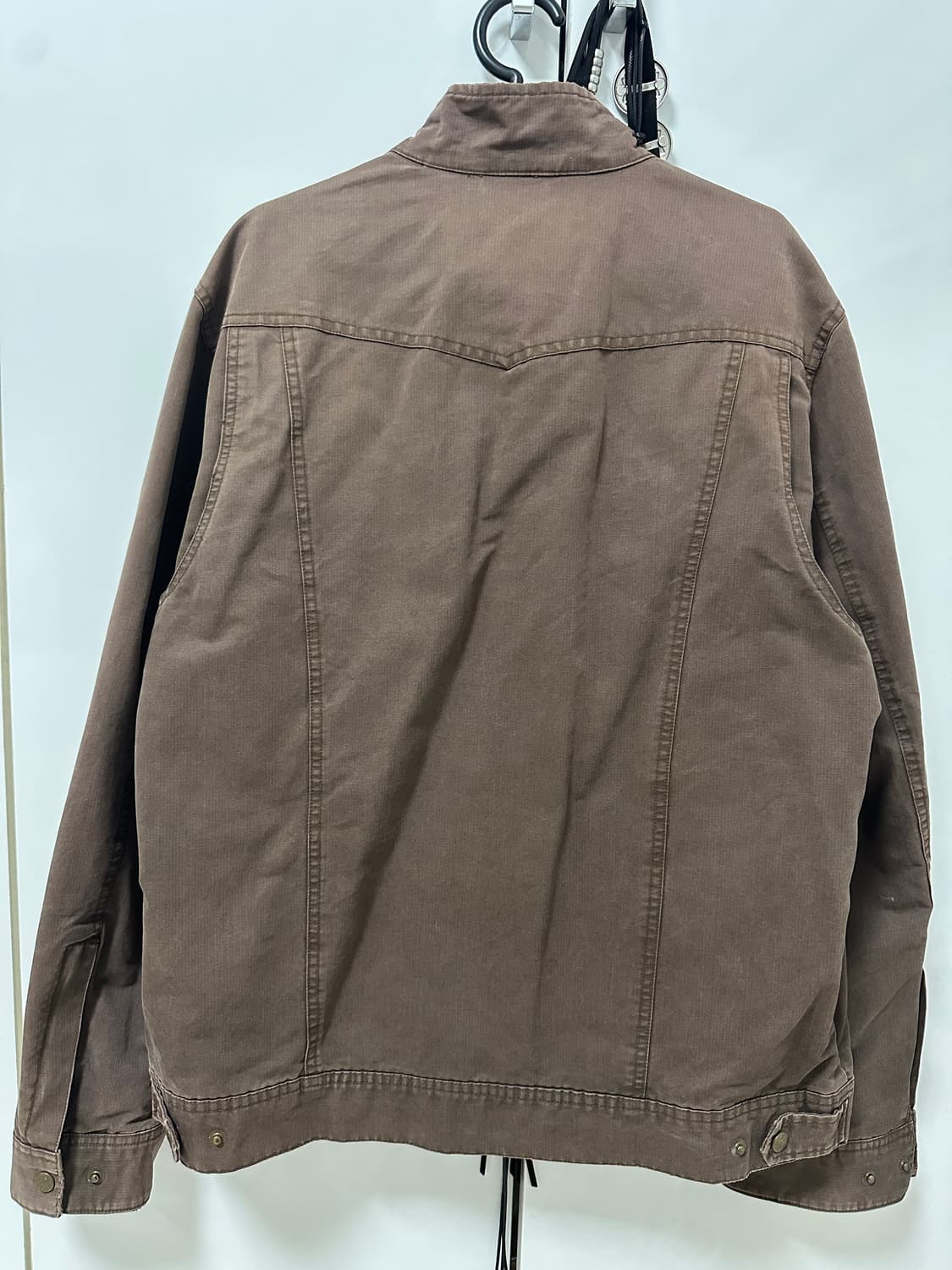 COAX 버튼 지퍼 디테일 반하이넥 자켓 상품이미지2