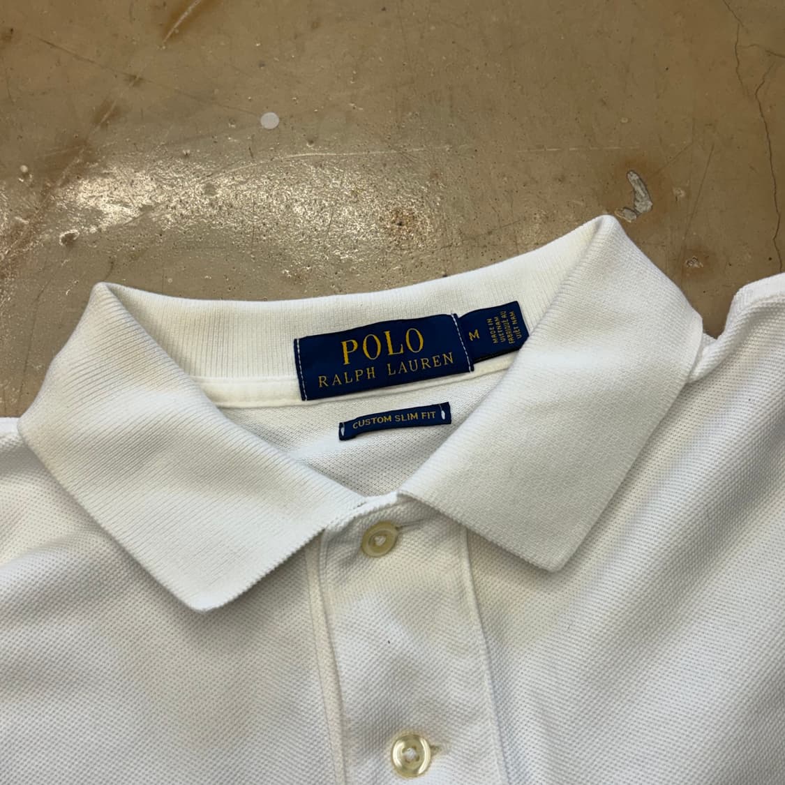 🫶🏻폴로 랄프 로렌 화이트 카라 short T-shirt🫶🏻 상품이미지4