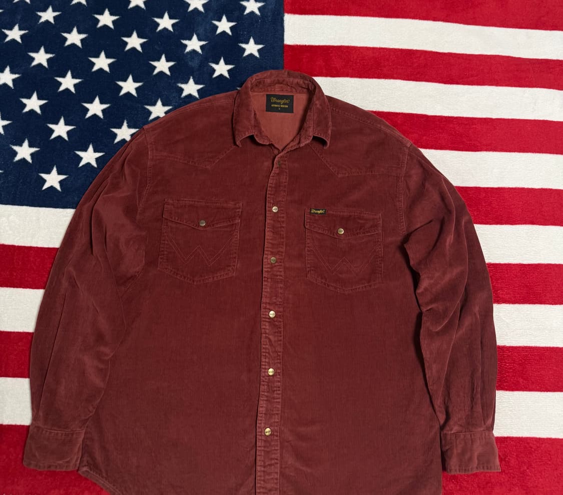 랭글러 코듀로이 웨스턴셔츠 Wrangler western shirt 상품이미지6