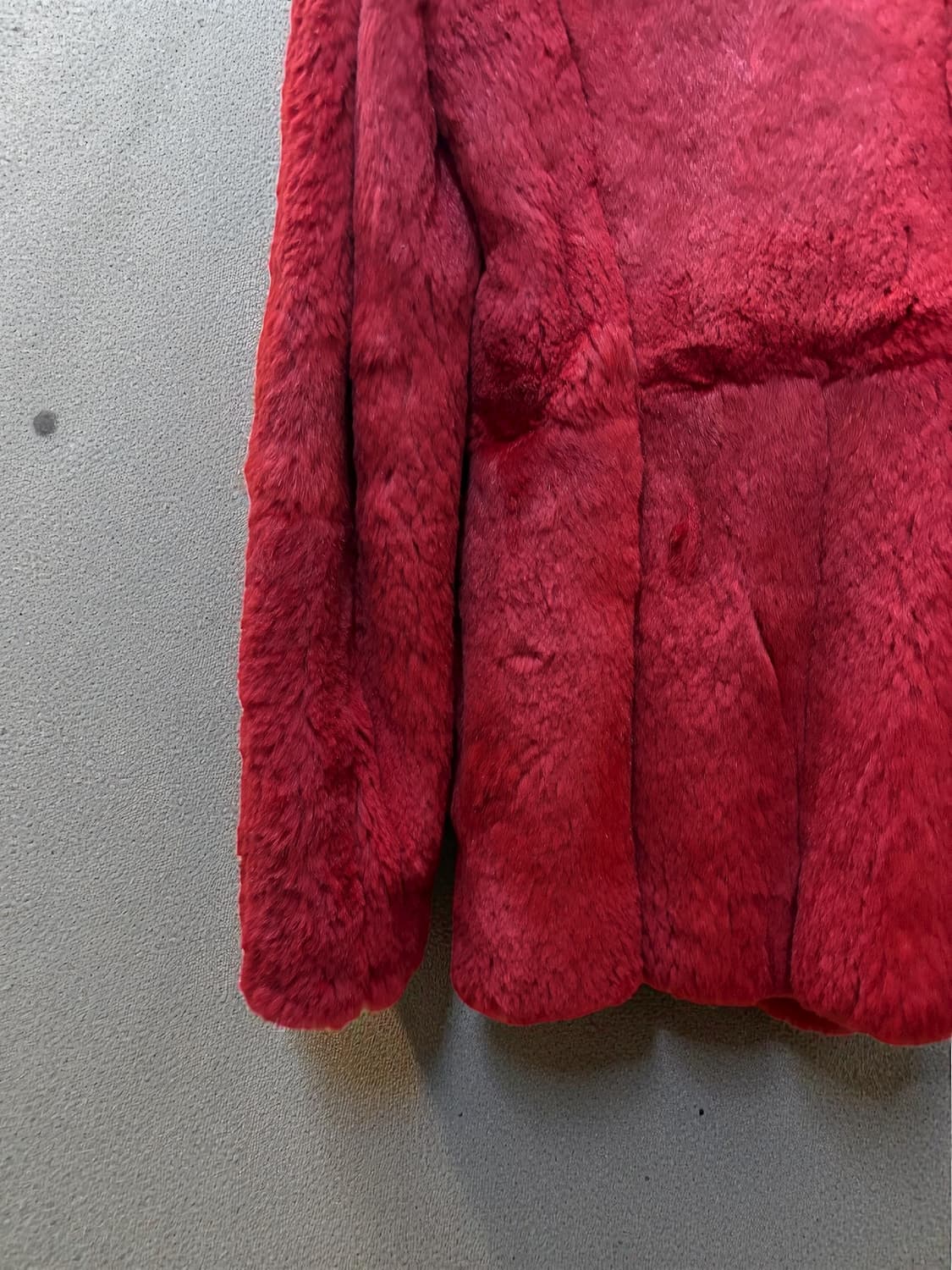 리얼 래빗퍼 코트 상품이미지5