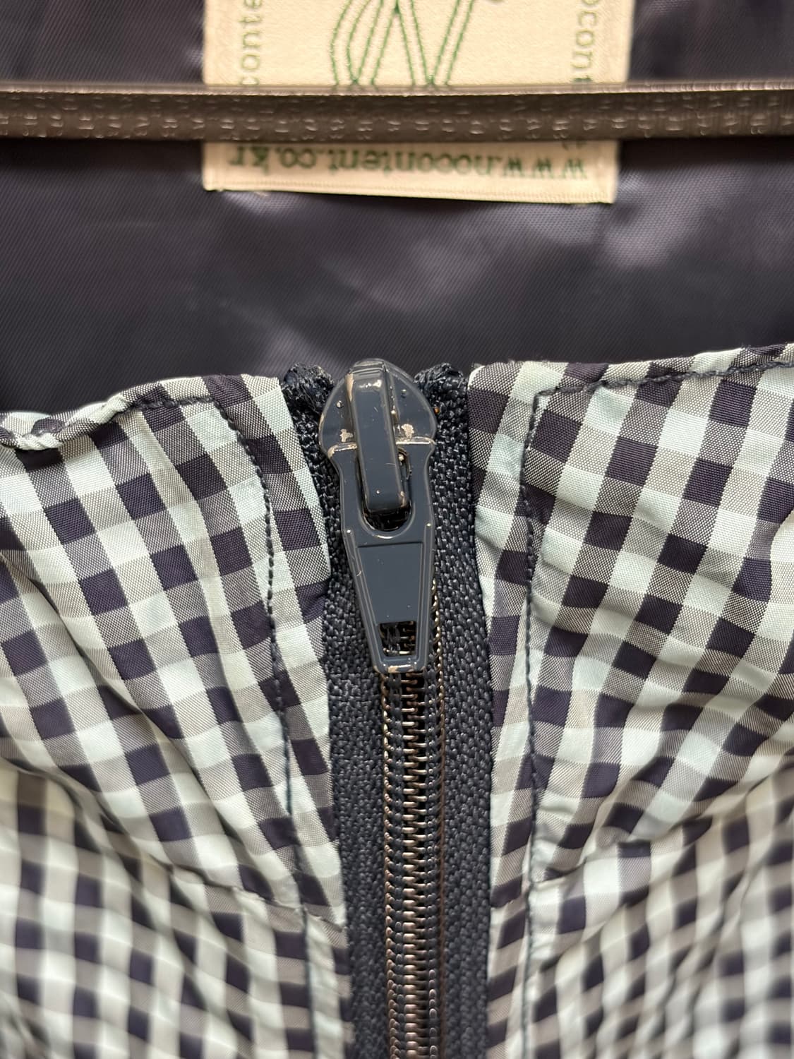 노컨텐츠 체크 후드 점퍼 바람막이 상품이미지2