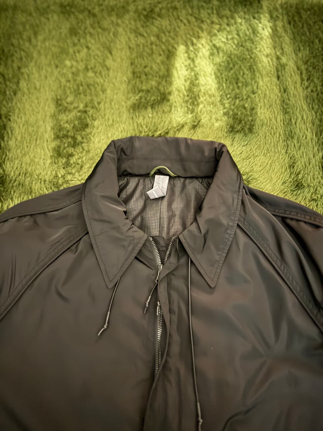 [L] Unaffected 언어펙티드 22FW 트랙 싱글 코트 블랙 상품이미지3