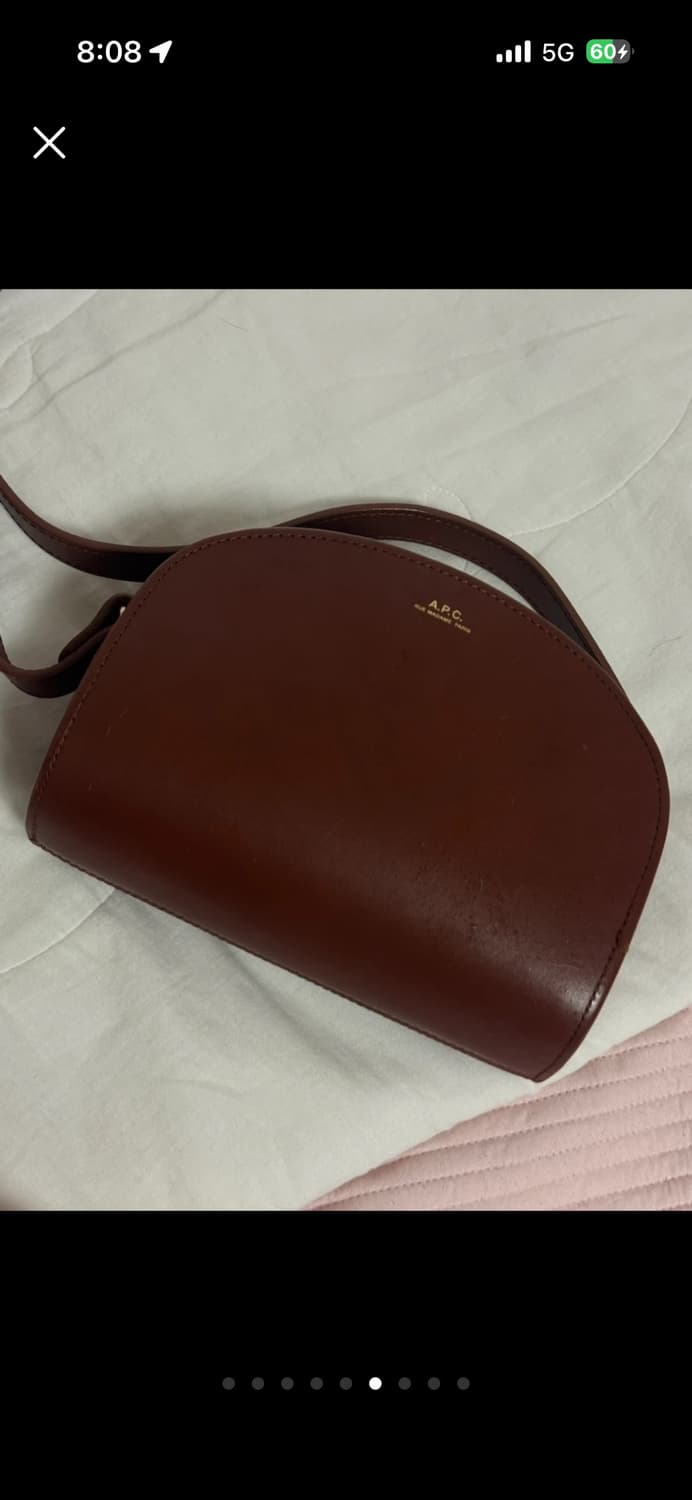 APC 아페쎄 하프문 크로스백 상품이미지6