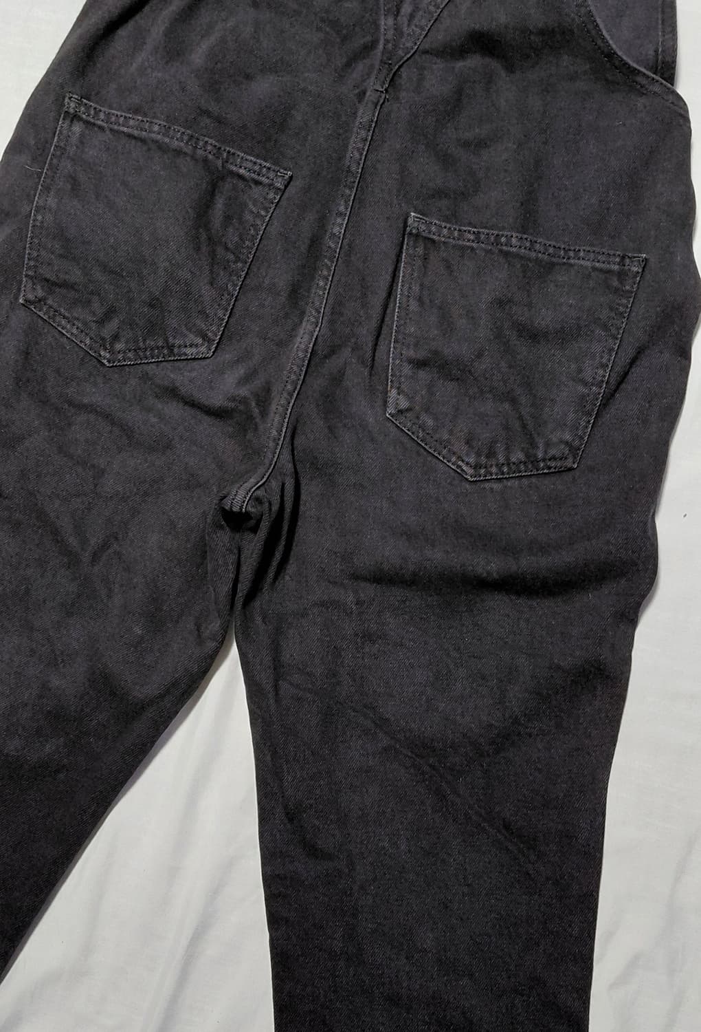 [Topshop] 모토(MOTO) 블랙 데님 오버롤 멜빵바지 (UK12) 상품이미지7