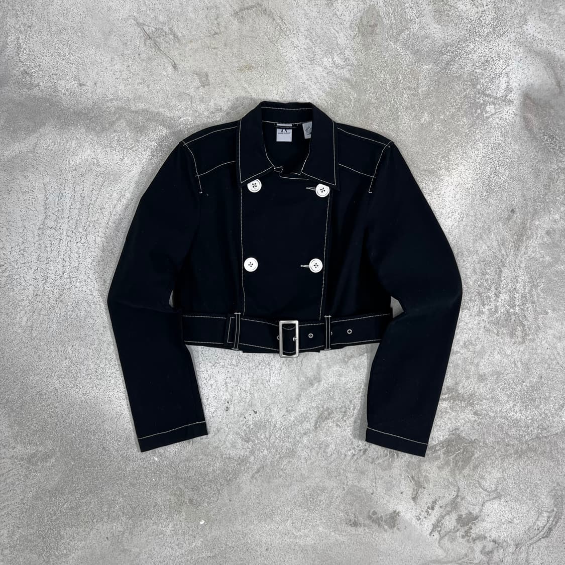 AX 아르마니 익스체인지 블랙 크롭 자켓 상품이미지1