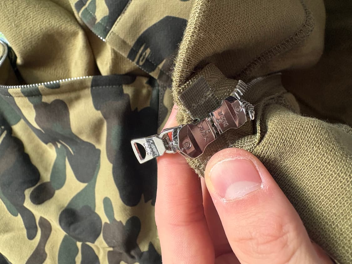 베이프 샤크후드 녹계 새상품 m,L 상품이미지3