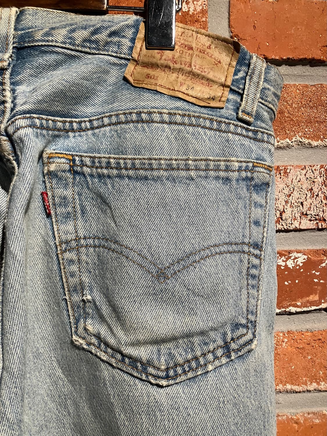 90s USA 빈티지 리바이스 501 데님 팬츠 상품이미지6