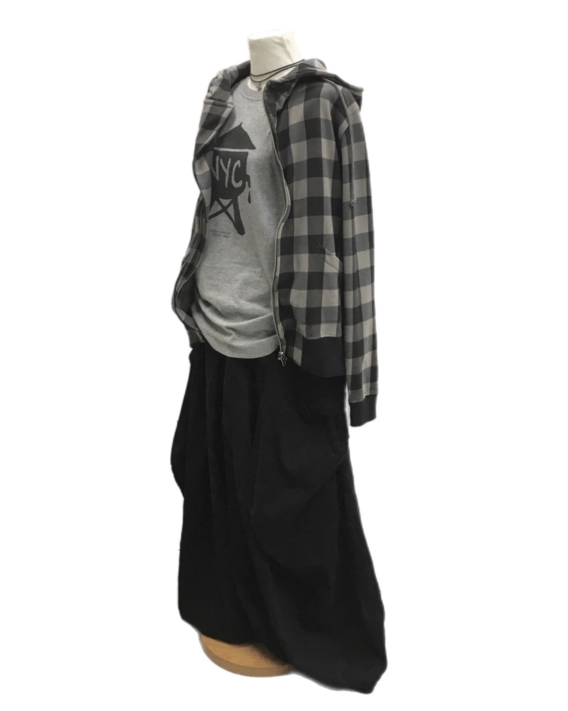 BEAMS Hood zip up black 상품이미지3