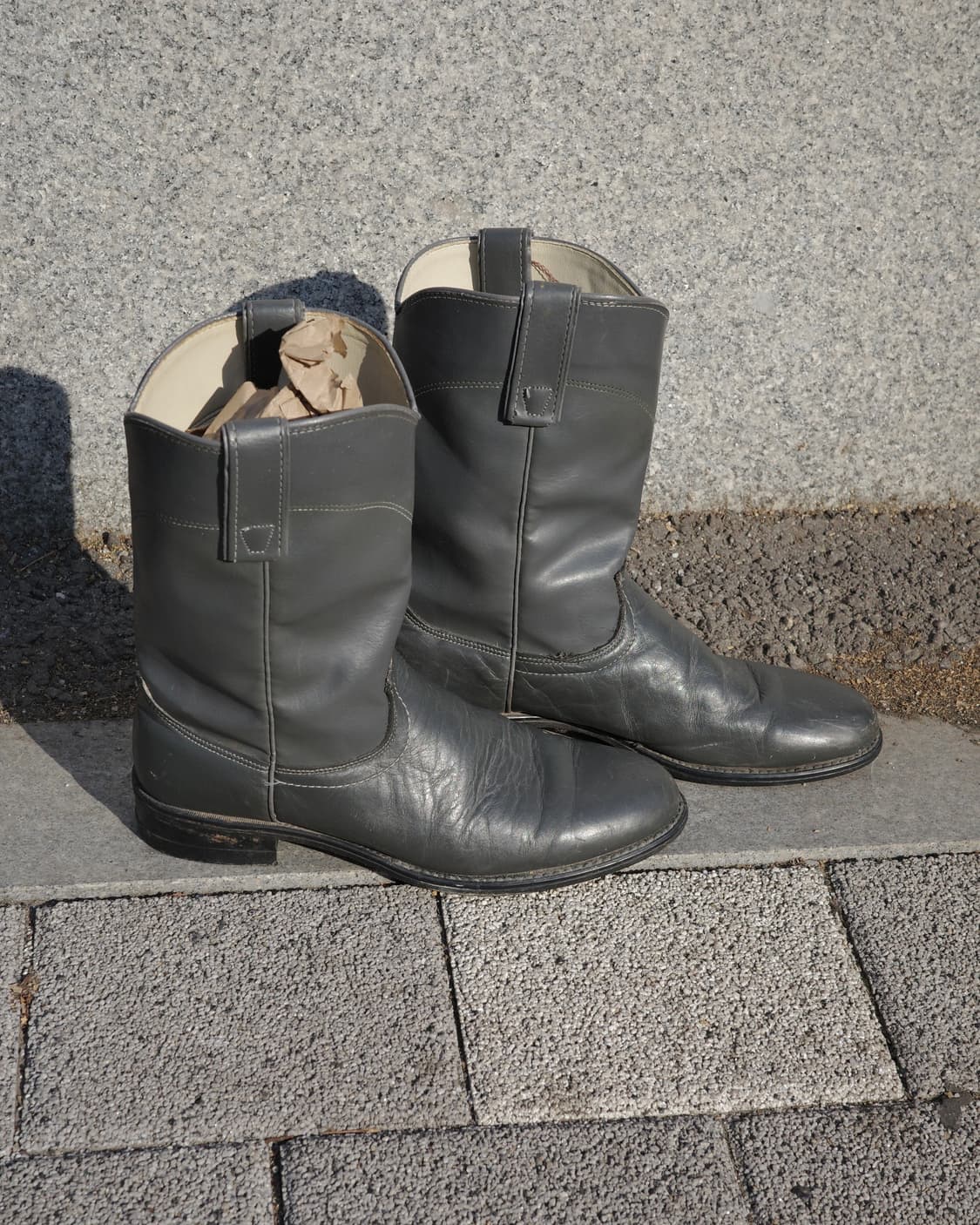 80s Wrangler 그레이 로퍼 웨스턴 부츠 상품이미지4
