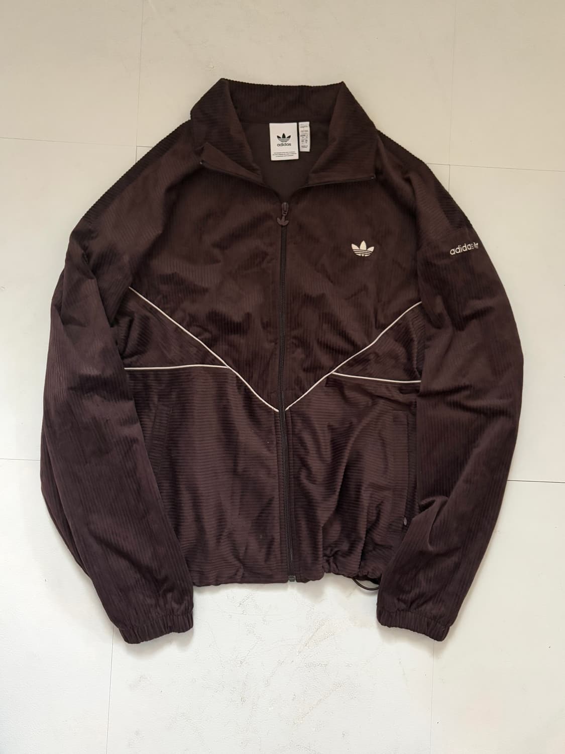 • Adidas Corduroy Burgundy Track Top 상품이미지1