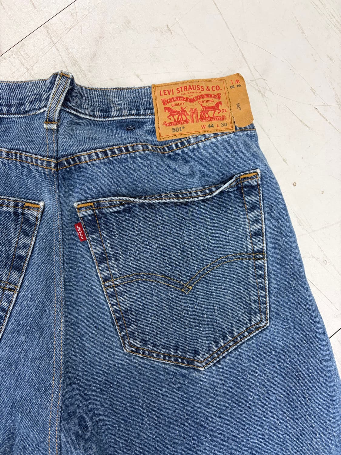 a216) 33 리바이스 501 중청 상품이미지6