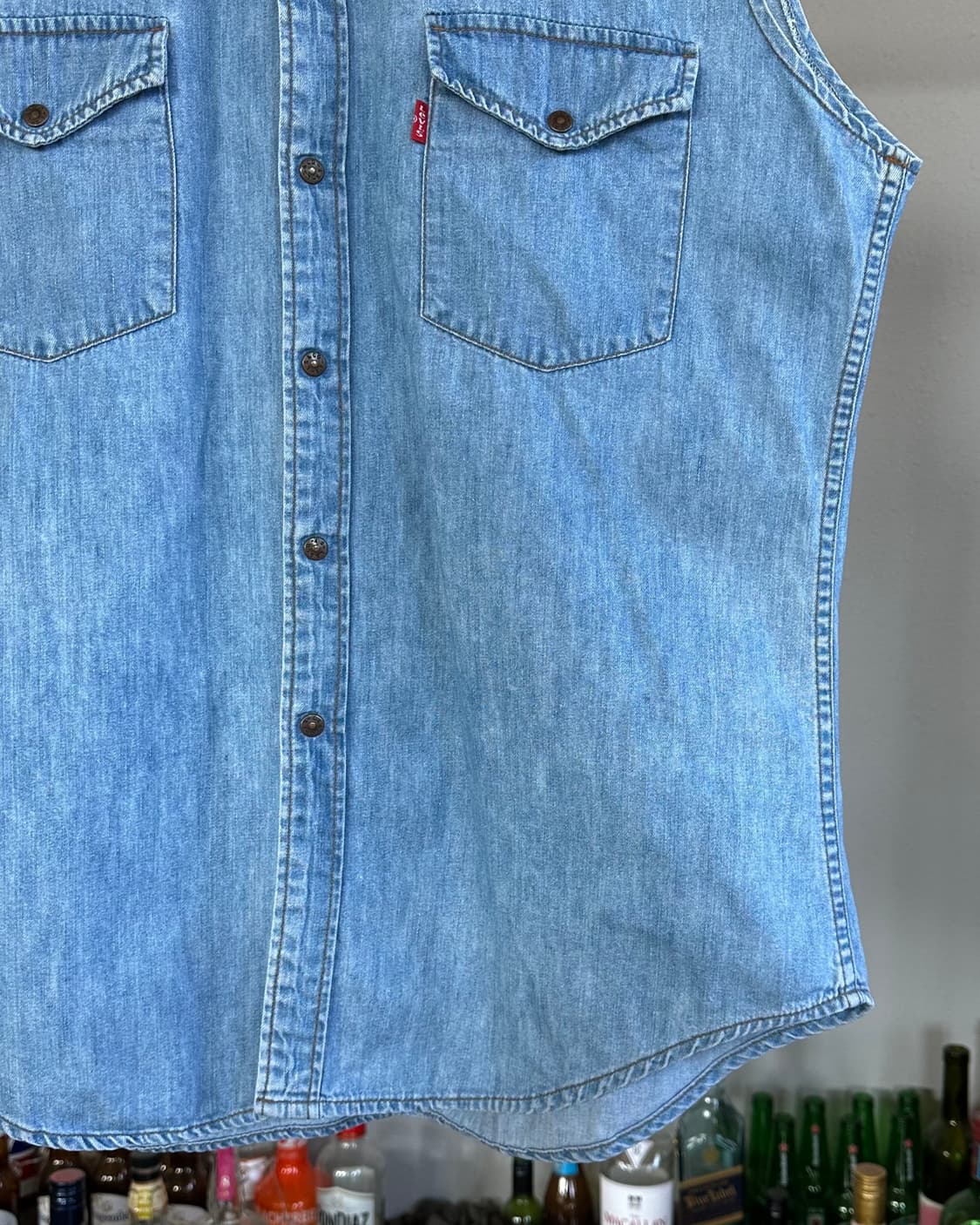 [XL]리바이스 Levi's 90s 웨스턴 데님 워크 베스트 상품이미지3