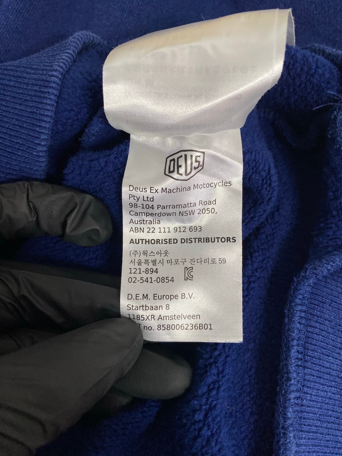 데우스 DEUS 하프집업 스웻셔츠 M <583> 상품이미지7