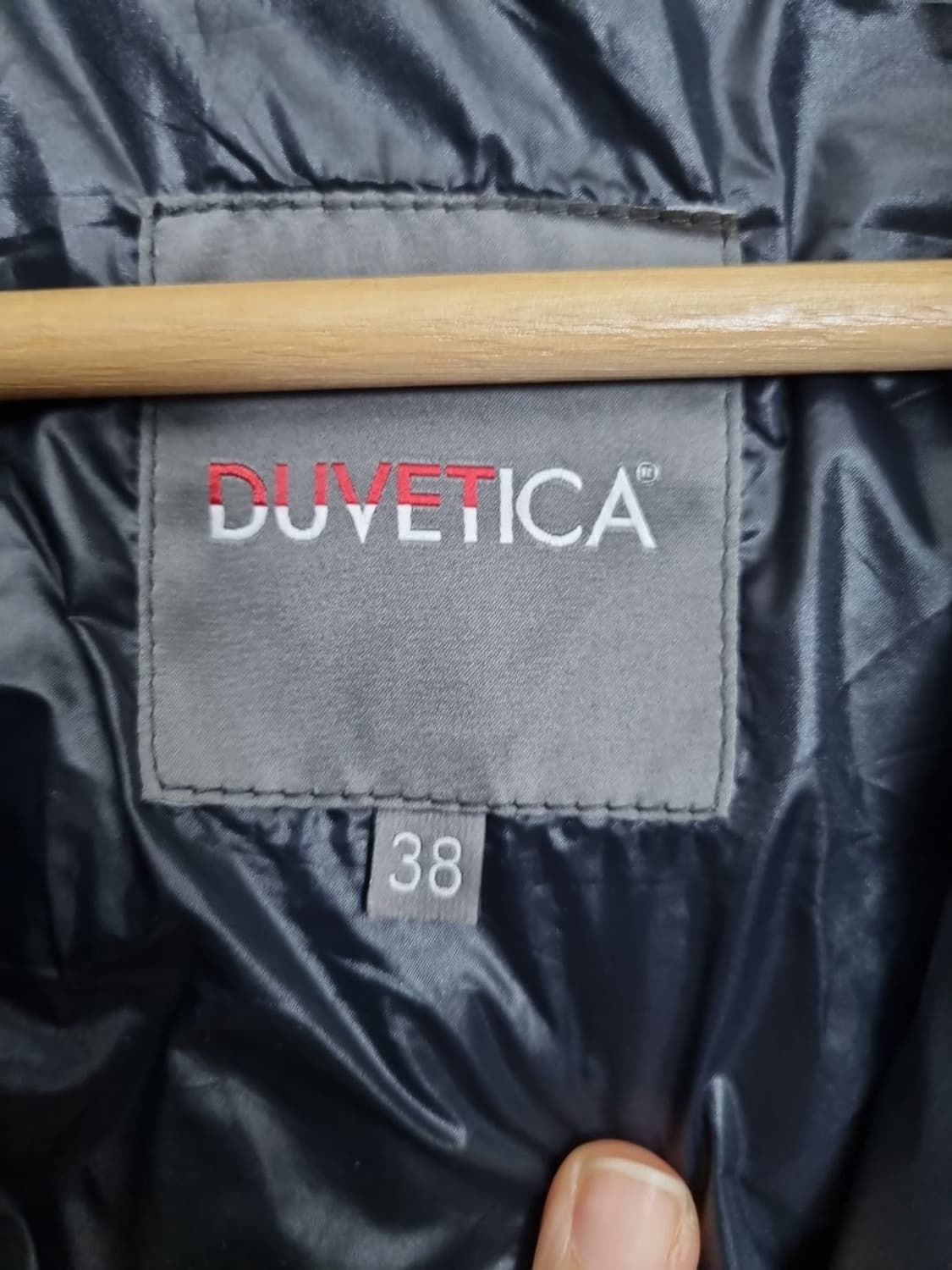 듀베티카 여성 블랙 퀄팅 롱패딩 [38] 상품이미지7