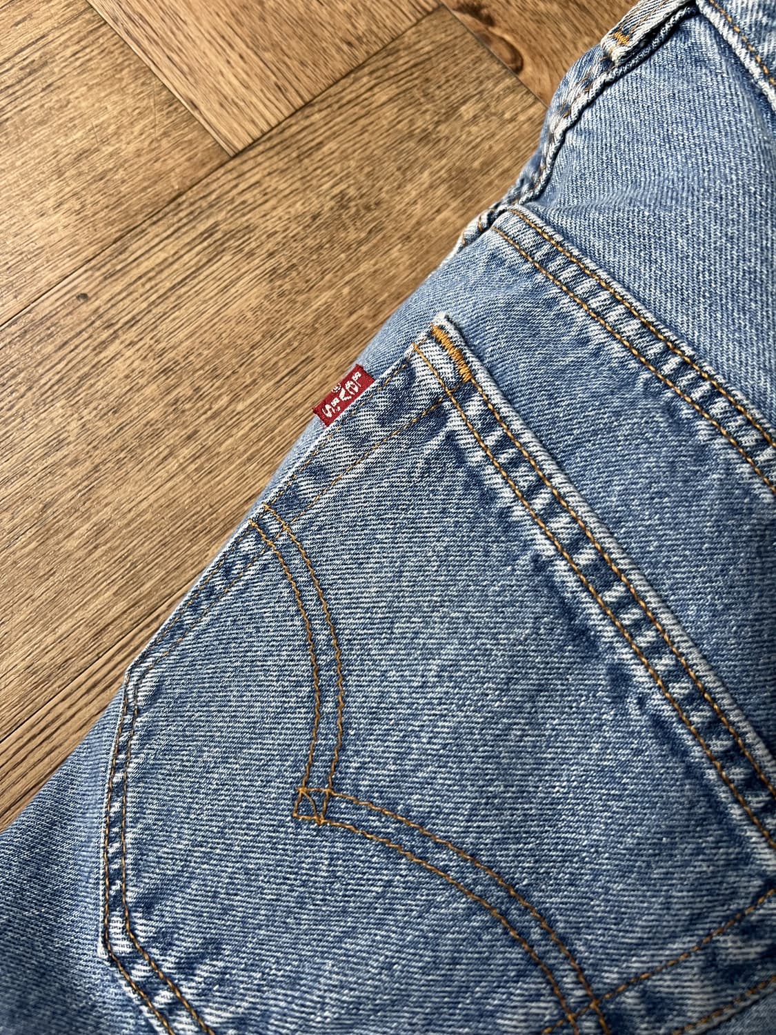 [36]90's 리바이스 501 Made in USA 데님 팬츠 S26 상품이미지9