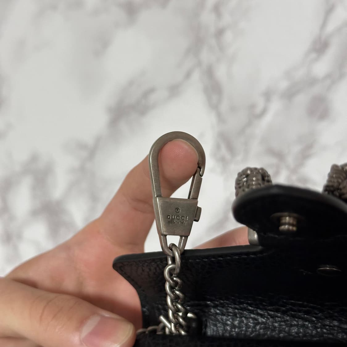 [ 새상품,OS ] 구찌 디오니서스 슈퍼 미니백 블랙  상품이미지3