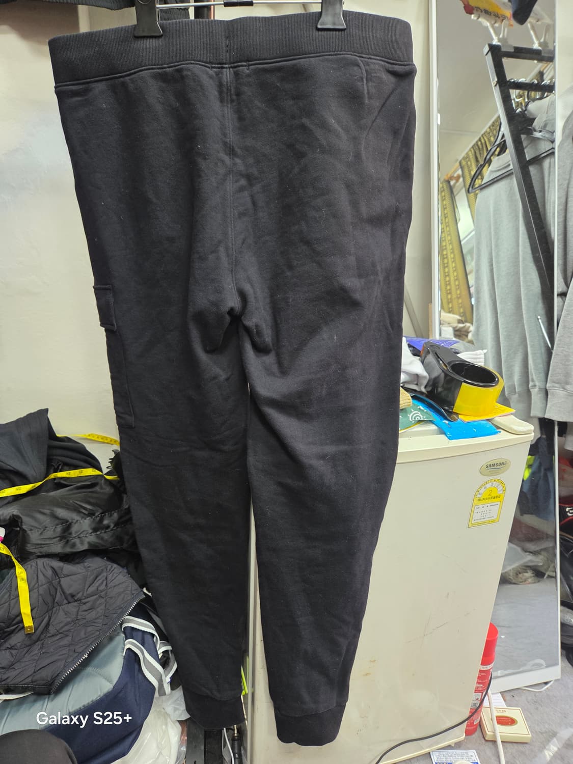 C P   블랙   카고바지 상품이미지3