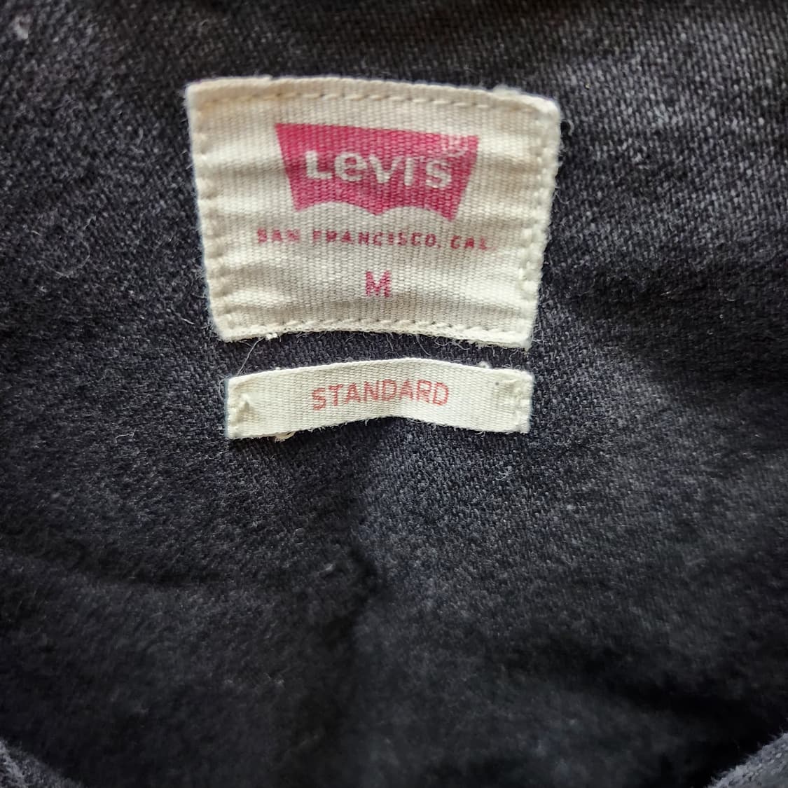 리바이스 웨스턴 흑청 데님셔츠 M(M) 남여공용 상품이미지5