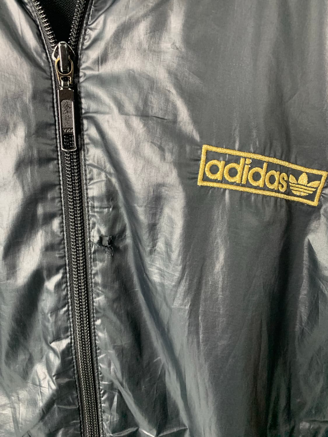 아디다스 파이어버드 골드 나일론 블랙 져지 상품이미지7