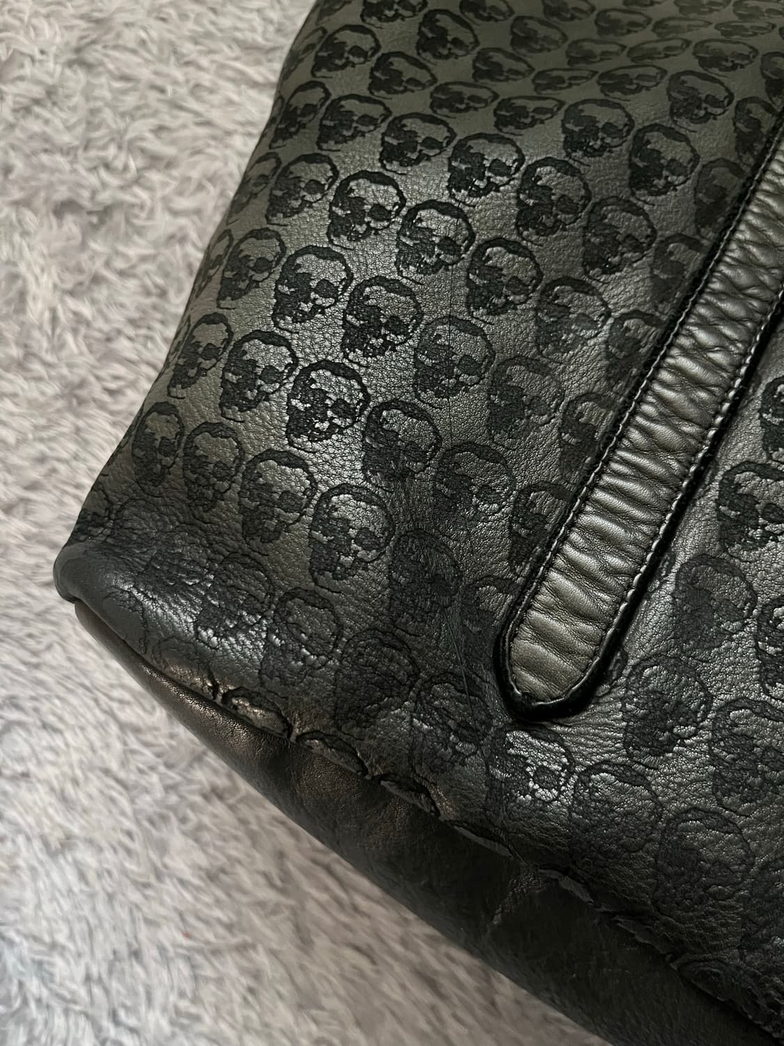 (매물x) 쟈딕 앤 볼테르 스컬 카우레더 토트백 상품이미지7