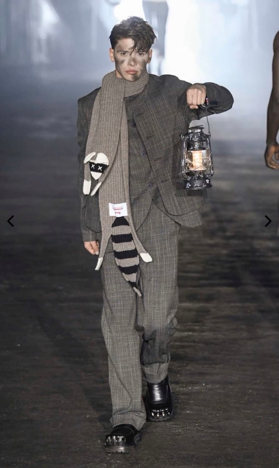 러버보이 23fw 런웨이 테일러드 체크 슬렉스 30 상품이미지1