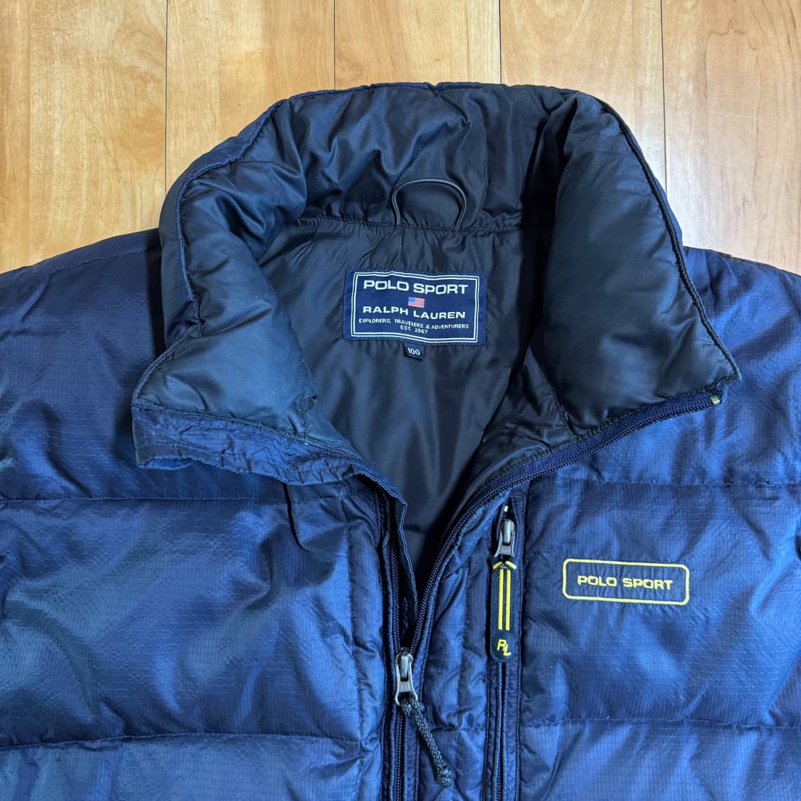 폴로 스포트 남성 덕다운 베스트 네이비 100 상품이미지2