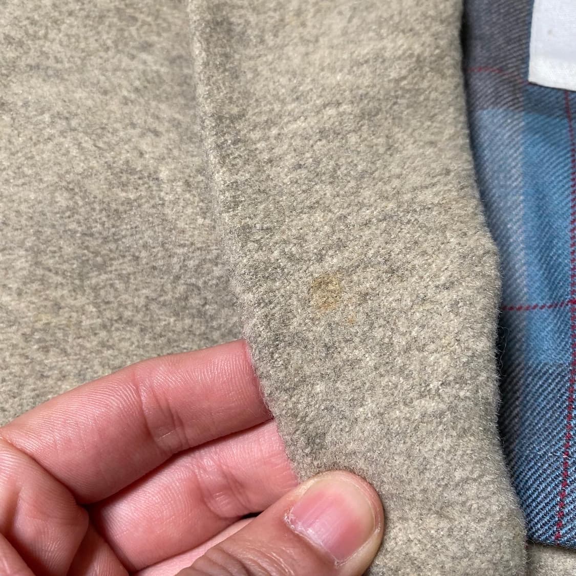 빈티지 레더 패치 싱글 울 자켓 상품이미지5