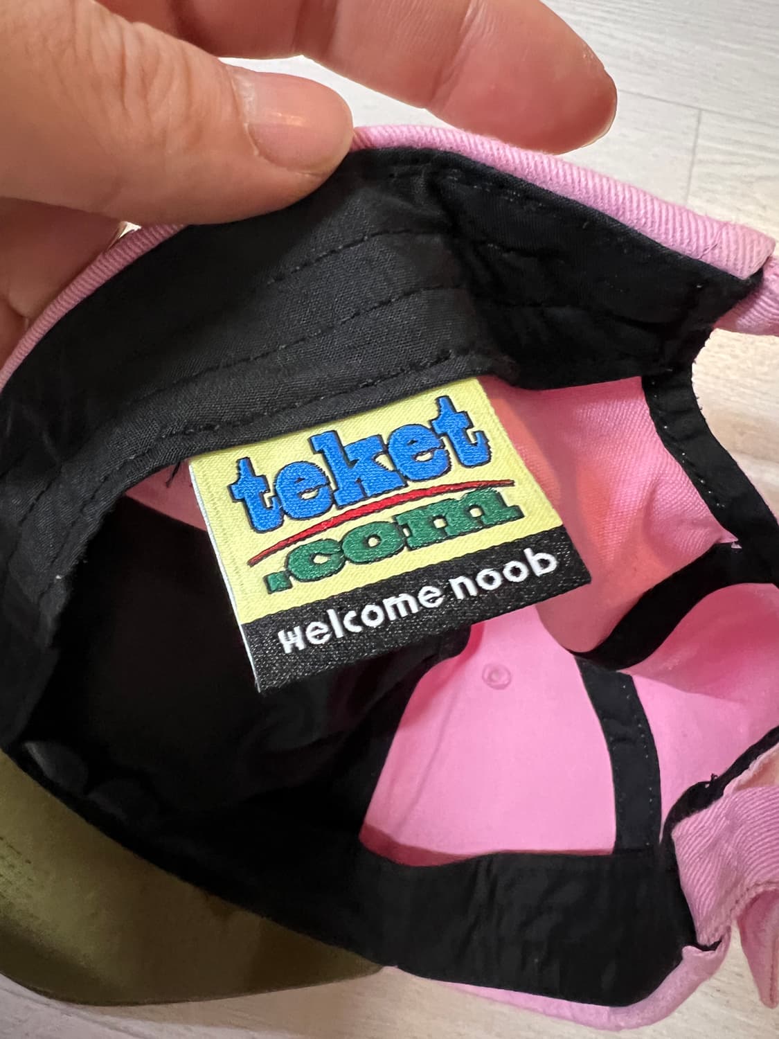 테켓 서프 햇 라이트 핑크 볼캡 모자 상품이미지3