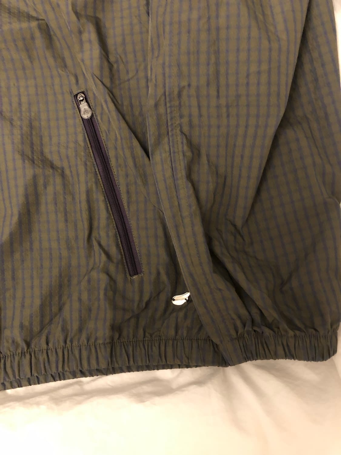 코이세이오 체크 바람막이 (머드카키) 상품이미지2