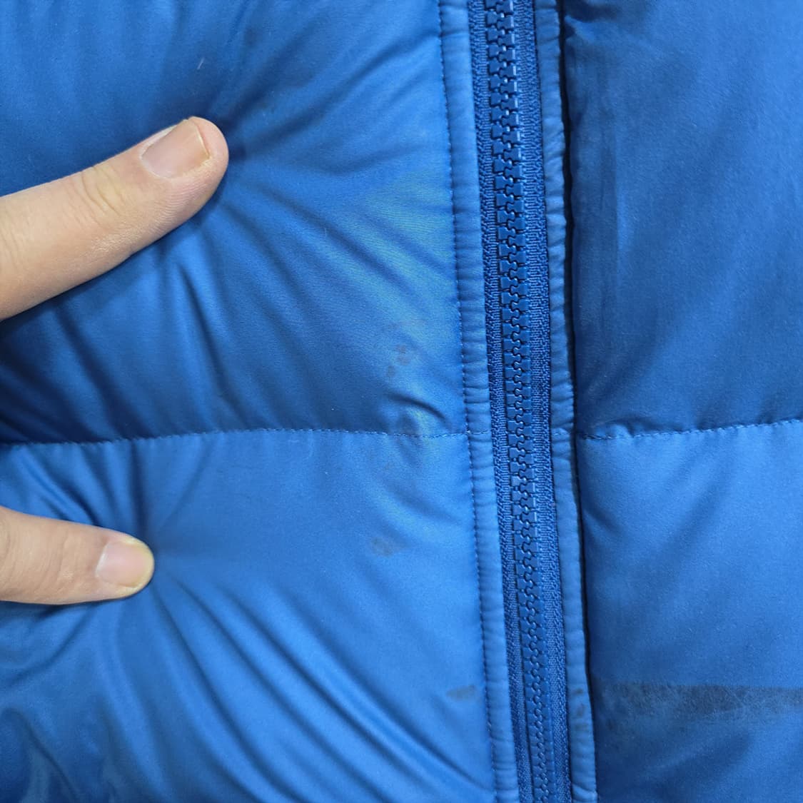 나이키(Nike) 덕다운 패딩 베스트 블루 XL 상품이미지4