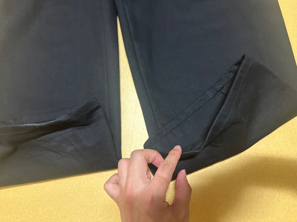 아모멘토 커브드심데님 블랙L 상품이미지4