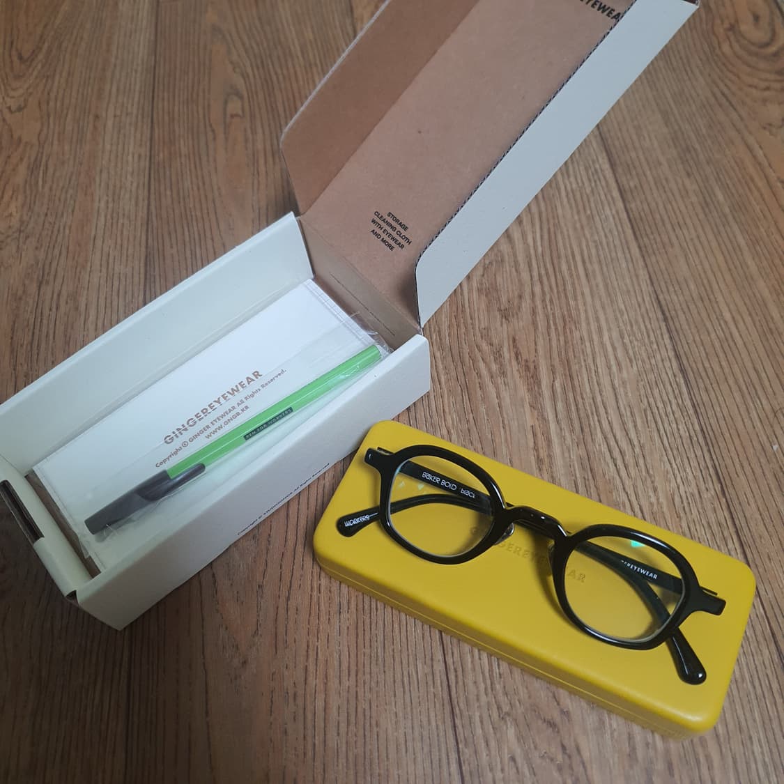 진저아이웨어 베이커 볼드 블랙 판매합니다. 
 상품이미지9