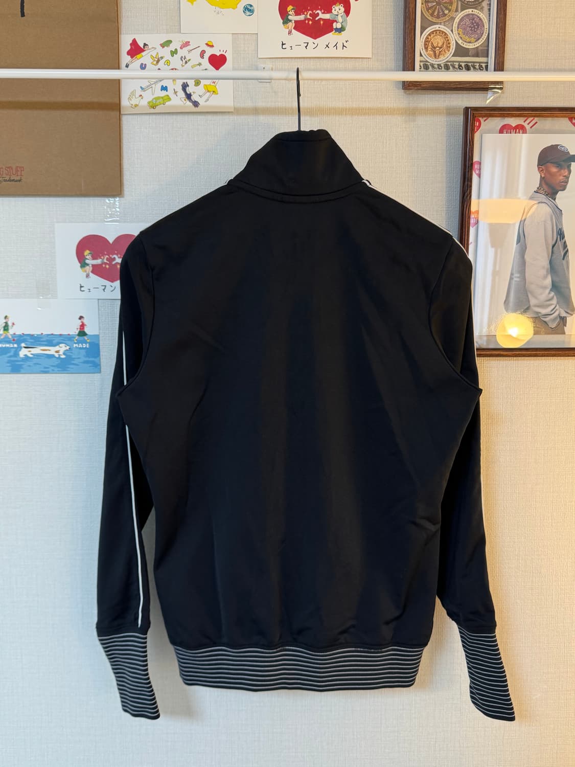 (L)나이키 우먼스 저지 집업 트랙탑 블랙 상품이미지3