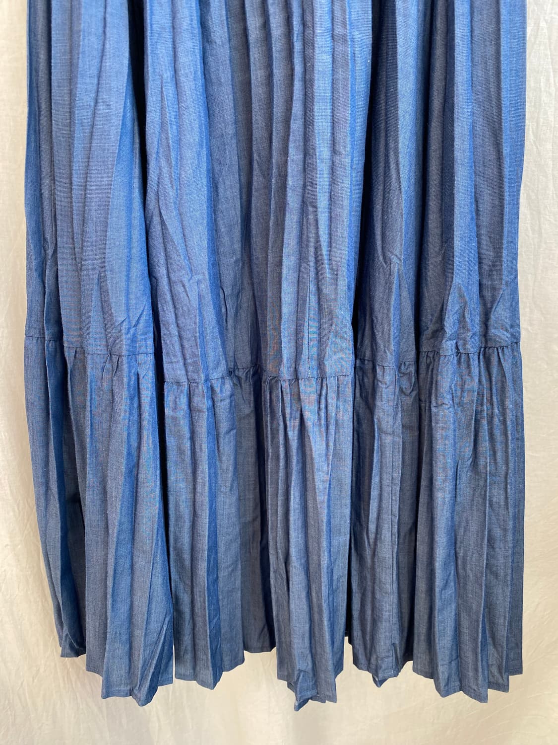 면혼방 블루 밴딩롱스커트(F) 상품이미지4