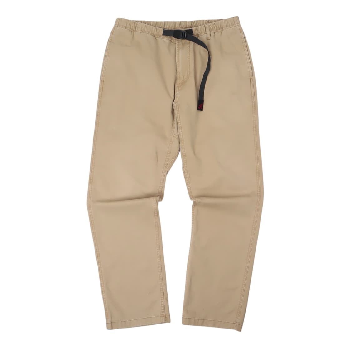 그라미치 벨티드 베이지 코튼 팬츠 상품이미지1