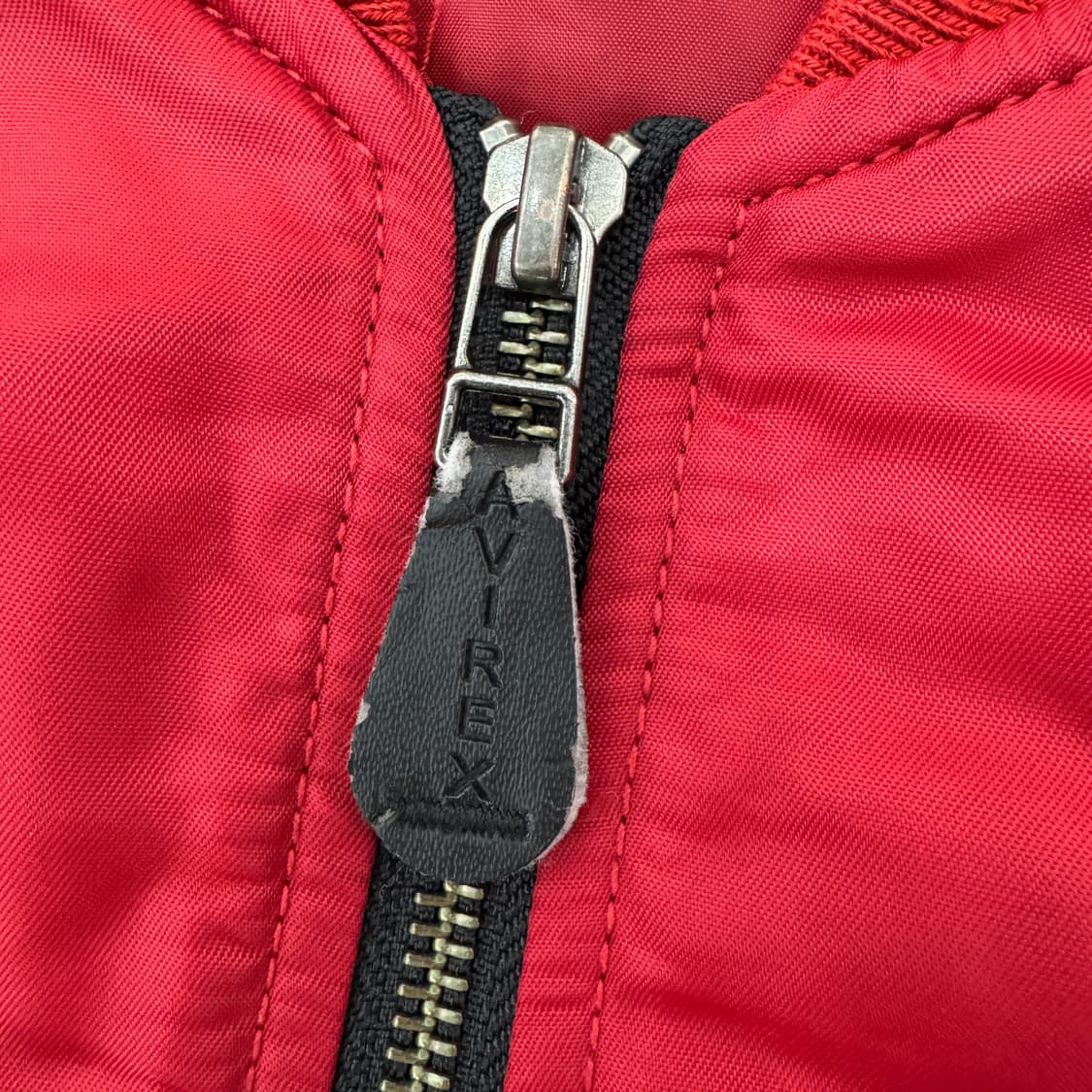 140 AVIREX 아비렉스 키즈 빅로고 레드 MA-1 항공점퍼 자켓  상품이미지4