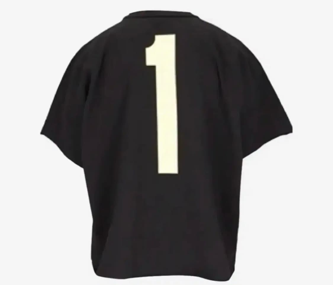 이지 원 박스 티셔츠 블랙 3사이즈 상품이미지1