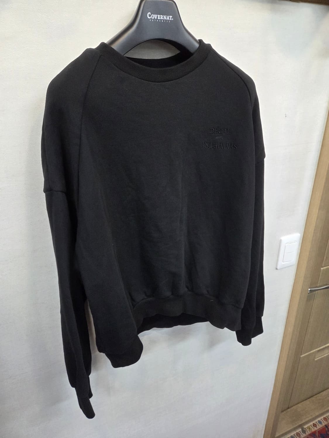 준지 20ss 시멘트리 자수로고 오버핏 맨투맨 xs 상품이미지7