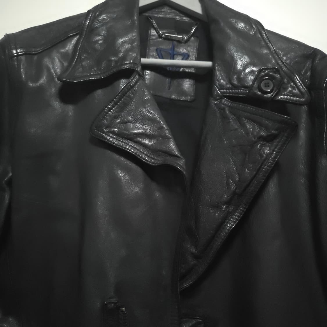 지이크 SIEG 양가죽 라이더 자켓 블랙 100 상품이미지4